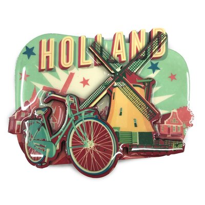 Typisch Hollands Magnet Vintage Holland windmill