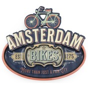 Typisch Hollands Magneet vintage Amsterdam bikes blue