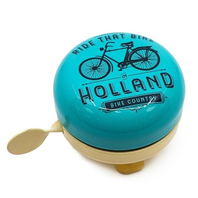 Typisch Hollands Fahrradglocke Amsterdam - Blau - Fahrraddekoration