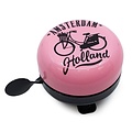 Typisch Hollands Fietsbel Amsterdam - Pink Bicycle Decoration