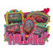 Typisch Hollands Magneet 2D MDF met  foto's love Holland