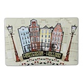 Typisch Hollands Placemat Amsterdam facade houses - Bicycles