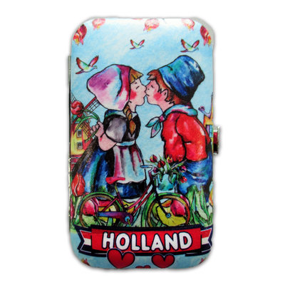 Typisch Hollands Manicure set - Dutch kissing couple