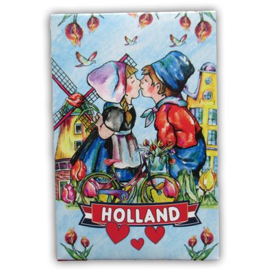 Typisch Hollands Spielkarten Holland küssendes Paar
