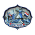 Typisch Hollands Delfts blauwe magneet - Holland appilque Molen
