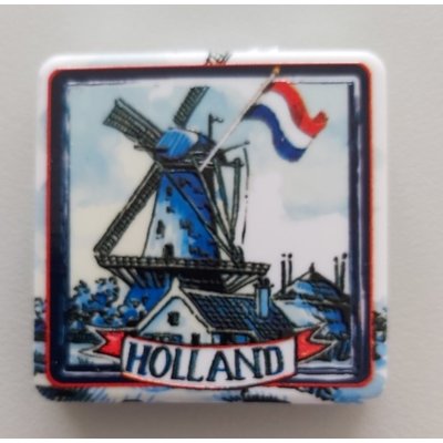 Typisch Hollands Mirror box Holland windmill - Red-White-Blue