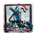 Typisch Hollands Spiegelbox Holland Windmühle - Rot-Weiß-Blau