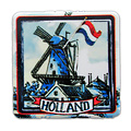 Typisch Hollands Spiegeldoosje Holland molen - Rood-Wit-Blauw