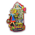 Typisch Hollands Magneet gevelhuisje - Kaas Shop