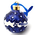 Typisch Hollands Kerstbal (Delfts Blauw)