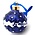 Typisch Hollands Christmas ball (Delft Blue)