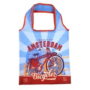 Typisch Hollands Foldable bag Amsterdam Vintage blue