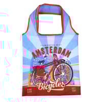 Matix Foldable bag Amsterdam Vintage blue