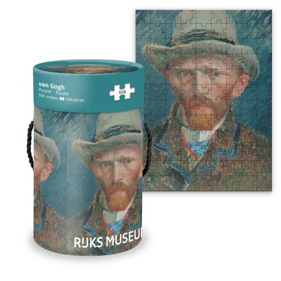 Typisch Hollands Puzzel in koker - Vincent van Gogh - Zelfportret