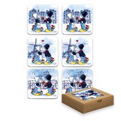 Typisch Hollands Coasters Holland - Kiss couple