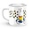 Nijntje (c) Miffy-Tasse – Retro – Weiß – Miffy auf einem Fahrrad (Tulpen)
