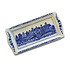 Heinen Delfts blauw Delft blue cake dish - Facade houses (canal belt)