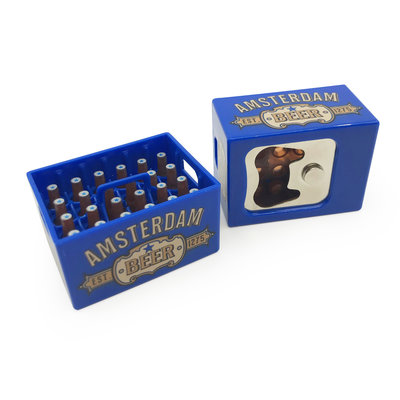 Typisch Hollands Magnetöffner - Bierkiste - Dutch Classics - Amsterdam Blue