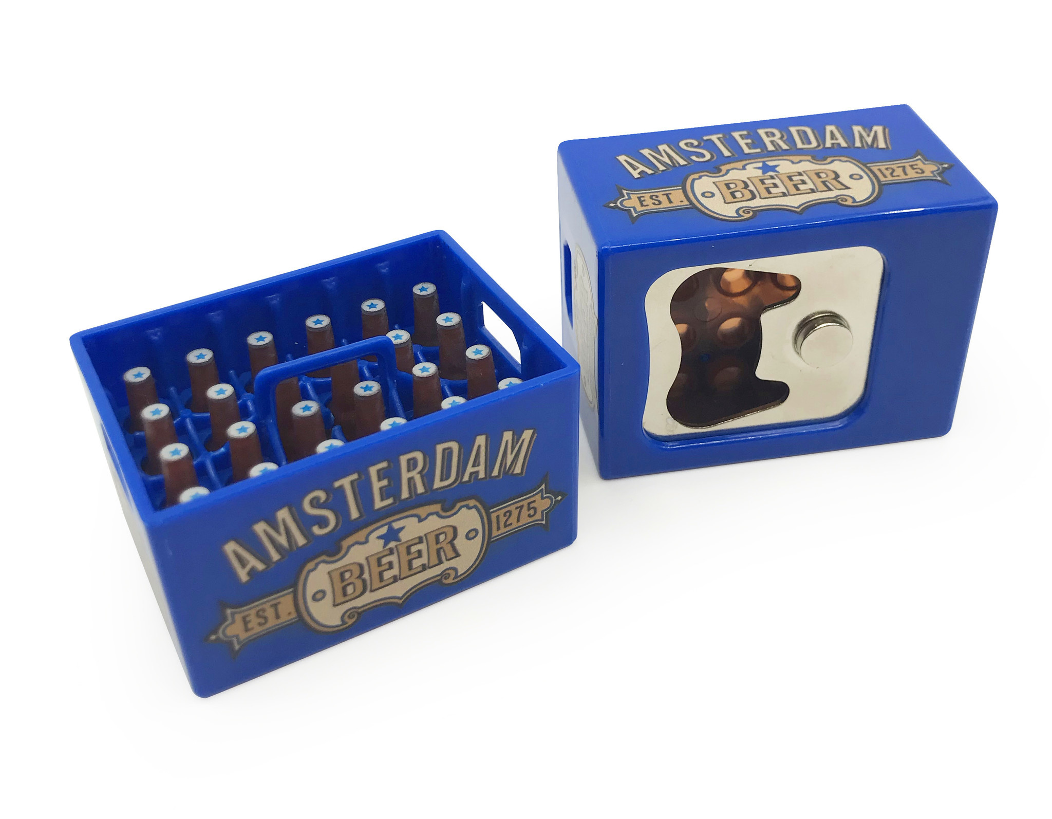 Typisch Hollands Magnetic opener - Beer crate - Dutch Classics -  Amsterdam-Blue