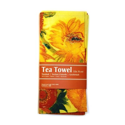 Typisch Hollands Tea towel - Sunflowers - Van Gogh