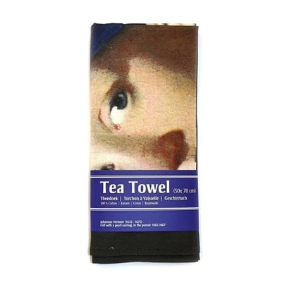 Typisch Hollands Tea towel - Girl with a Pearl Earring, Vermeer