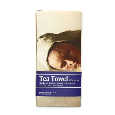 Typisch Hollands Tea Towel - The Milkmaid, Vermeer