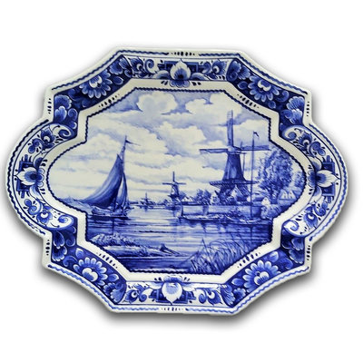 Heinen Delftware Applique - Holland - Molen Groot