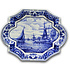 Heinen Delftware Applique - Holland - Mühle groß