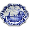 Heinen Delftware Applique - Holland - Mühle groß