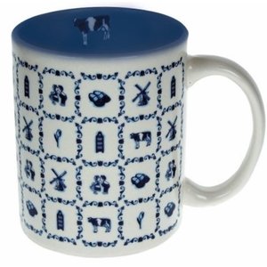 Typisch Hollands Holland coffee tea mug - Delft tiles