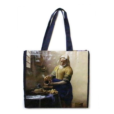 Typisch Hollands Luxe Shopper, het Melkmeisje  - (Vermeer)