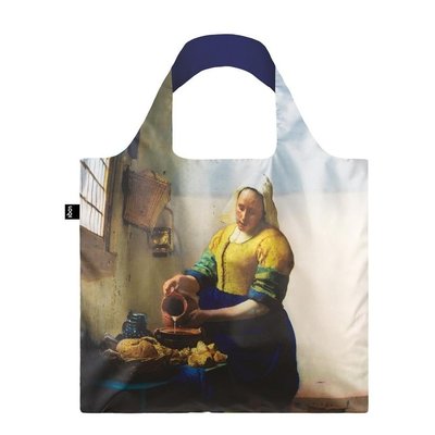 Typisch Hollands Opvouwbare tas - Vouwtas, Vermeer - Het Melkmeisje