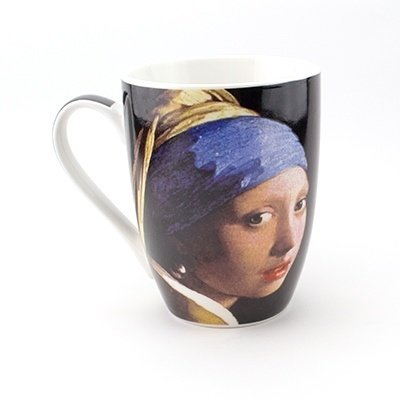 Typisch Hollands Becher - das Mädchen mit dem Perlenohrring - Vermeer