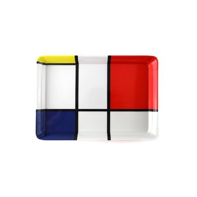 Typisch Hollands Kleines Tablett - Piet Mondrian