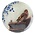 Heinen Delfts blauw Wall plate - Putter - Touch of Delft blue