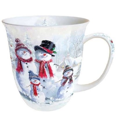 Typisch Hollands Christmas mug Snowman with hat