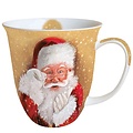 Typisch Hollands Christmas mug Here is Santa!