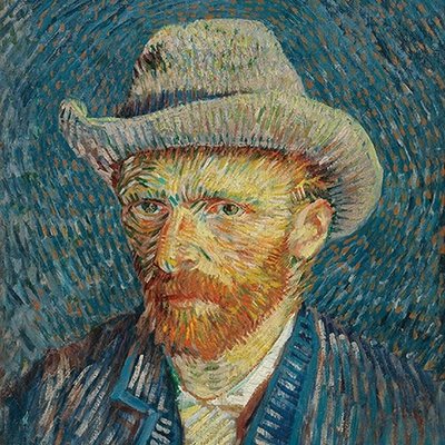 Typisch Hollands Servietten - van Gogh - Selbstporträt