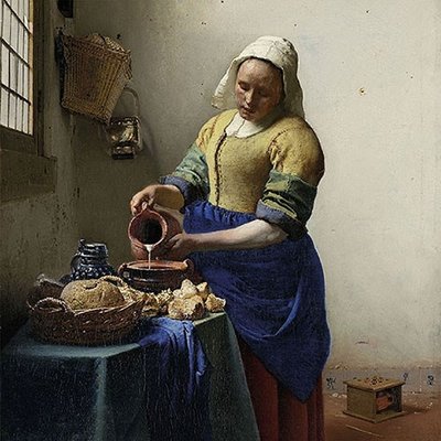 Typisch Hollands Servietten das Milchmädchen - Vermeer