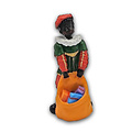 Typisch Hollands Cadaeu Piet - Zak vol met cadeau`s - 14cm