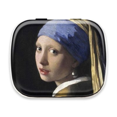 Typisch Hollands Mint blikje  Vermeer Meisje met de Parel