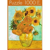 Typisch Hollands Puzzle in tube - Vincent van Gogh - Sunflowers - 1000