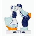 Heinen Delftware Magnet Kissing couple - Delft blue - Holland