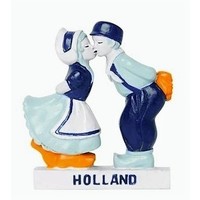 Heinen Delftware Magneet Kuspaar - Delfts blauw - Holland