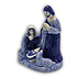 Heinen Delfts blauw Holy Family Groot