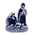 Heinen Delfts blauw Holy Family Groot