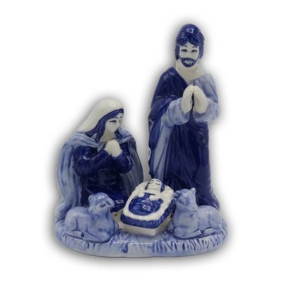 Heinen Delftware Heilige Familie groß