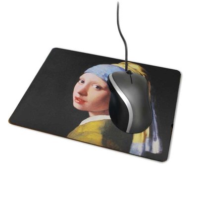 Typisch Hollands Mouse Pad - The Girl with a Pearl Earring
