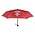 Typisch Hollands Umbrella red - in storage case Tulip decoration Holland