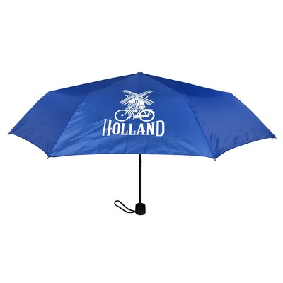 Typisch Hollands Umbrella Blue - in storage case Windmill-Bicycle Decoration